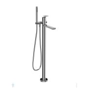 Смеситель для ванны/душа Gessi Ventaglio напольный, внешняя часть, ручной душ, хром 72028.031