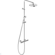 Душевая система Duravit B.1 с термостатическим смесителем, верхний 200мм и ручной душ B14280008010