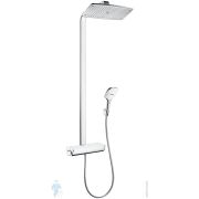 Душевая система Hansgrohe Raindance Select E 360 Showerpipe ES 9 л/мин с термостатом, белый 2728640