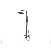 Душевая система ESKO Bangkok Black ST250BGB верхний /ручной душ, 1 реж., черный мат