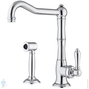 Смеситель для кухни Nicolazzi Cucina 3450WSCR75C с выдвижной лейкой, ручка El Capitan, хром