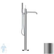 Смеситель для ванны Bossini Apice Z00581094 напольный, однозахватный, с душ. гарнитуром, никель мат