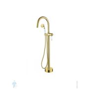 Смеситель Boheme Imperiale 289 для ванны/душа, напольный, однозахватный, с ручным душем, золото