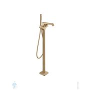 Смеситель Axor Citterio E 36416140 для ванны, напольный, излив 190 мм, двухзахватный, матовая бронза