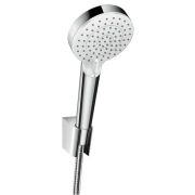 Душевой набор Hansgrohe Crometta Vario (ручной душ, шланг, держатель) хром/белый 26692400