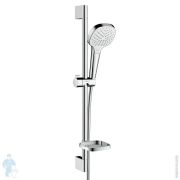 Душевой набор Hansgrohe Croma Select E Vario (ручной душ, шланг,штанга,мыльница) хром/белый 26586400