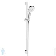 Душевой набор Hansgrohe Croma Select E 1jet (ручной душ, шланг, штанга 90см) хром/белый 26594400