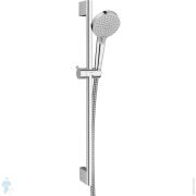 Душевой набор Hansgrohe Vernis Blend 26279000 Vario EcoSmart (лейка 100мм, шланг, штанга 650мм) хром