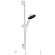 Душевой набор Hansgrohe Pulsify Select 24160700 3jet Relaxation лейка, шланг, штанга 65см, мат.белый