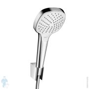 Душевой набор Hansgrohe Croma Select E Vario (ручной душ, держатель,шланг 125см) хром/белый 26425400
