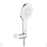 Душевой набор Grohe RainShower SmartActive 130 мм, держатель, 3 режима, белая луна 26580LS0