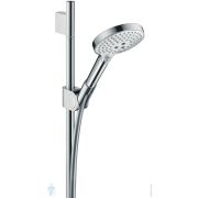 Душевой набор Axor Uno (штанга 90 см, шланг 1,6м, лейка 3 типа струй) хром 27987000