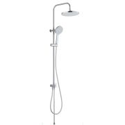 Душевой комплект ESKO ST1300 телескопическая стойка 930-1400мм, верхний/ручной душ, цвет: хром