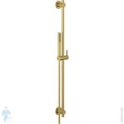 Душевой гарнитур KLUDI NOVA FONTE PURISTIC 1S лейка, штанга, держатель, золото матовое 20840N0-15