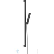 Душевой набор Hansgrohe Pulsify E 100 1jet EcoSmart+ с душевой планкой 900мм, черный мат. 24381670