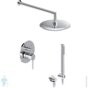 Душевая система DAMIXA Scandinavian Pure (верхний/ручной душ, смеситель), хром 936520000