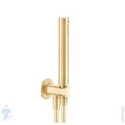 Душевой гарнитур Gessi Inciso 58123.246 шланговое подключение, лейка, шланг, золото
