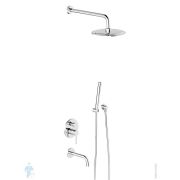 Душевая система DAMIXA Scandinavian Pure (верхний/ручной душ, смеситель, излив), хром 936510000