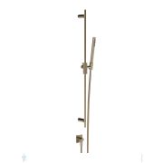 Душевой комплект Gessi Inverso Rigato ручной душ-stick,штанга,вывод воды, нерж. сталь 73541.149