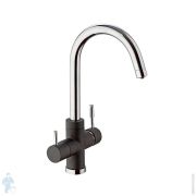 Инсталляция для унитаза WasserKRAFT Abens с клавишей смыва, цвет: золото/черн 20TLT.010.ME.BL.PG02
