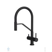 Смеситель для душа Aqueduto Aceno ACE0245 встраиваемый, термостат, 2 потребителя, оружейная сталь