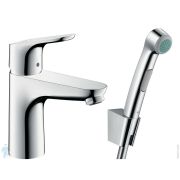 Смеситель Hansgrohe Focus 31927000 для умывальника, с гиг.душем сливной клапан Push-Open 1 1/4