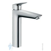 Смеситель Hansgrohe Logis 71091 для умывальника, высокий фиксированный излив, без донного клапана