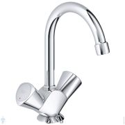 Смеситель Grohe Costa S 21338001 для умывальника на одно отверстие, высокий излив, цепочка