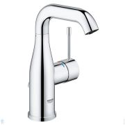 Смеситель Grohe Essence 23480001 для умывальника, однорычажный, поворотный U-излив, цепочка
