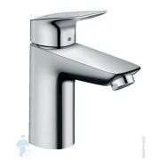Смеситель Hansgrohe Logis 71107 для умывальника, фиксированный излив, сливной клапан PushOpen