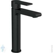 Смеситель для раковины Cersanit BRASKO BLACK 63111 высокий, донный клапан клик-клак, черный