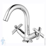 Смеситель для раковины Lemark PRACTICA LM7507C двухзахватный, с поворотным изливом, хром