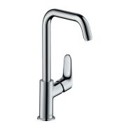 Смеситель для умывальника Hansgrohe Focus однозахв., высокий излив 236 мм, д/к., хром 31609000
