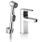 Смеситель для умывальника RAVAK Chrome CR 112.00 с гигиеническим душем