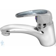 Смеситель для раковины VARION Armaturen KARAT Серебро 9340 92 3 однозахватный, короткий излив