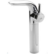 Смеситель для умывальника Ideal Standard MELANGE A4266AA высокий излив 124мм, д/к, гибк подводка 3/8
