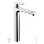 Смеситель Hansgrohe Metris 31184000 для умывальника, высокий, без донного клапана, хром