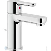 Смеситель NOBILI ABC для раковины, однозахватный, донный клапан, хром AB87118/1CR