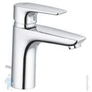 Смеситель KLUDI PURE&SOLID для умывальника 100, однозахватный, донный клапан 342900575