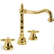 Смеситель для раковины Devon&Devon Black Morris DDMRBL310CR двухзахватный, д/к, хром/черный