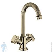 Смеситель CEZARES OLIMP-LS2-02-O для раковины, с донным клапаном, бронза/ручки металл