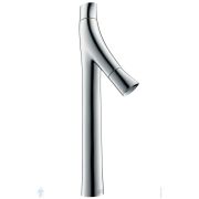 Смеситель для раковины Duravit Wave XL однозахватный, высокий излив 236мм, цвет: черный WA1040002046