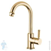 Смеситель для раковины Duravit Wave встраиваемый, однозахватный, излив 202мм, бронза WA1070004004