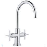 Верхний душ Bossini Apice H70430I.030 280мм, с настенным кронштейном 400мм, цвет: хром
