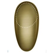 Смеситель Gessi Equilibrio 52001.716 для умывальника, без рукоятки, золото брашированное