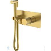 Смеситель Boheme Stick 127-MG.2 встраиваемый, с гиг душем, однозахв, ручка:touch, золото мат