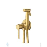 Смеситель CEZARES RELAX RELAX-DIF-BORO с гигиеническим душем,однозахватный,брашированное золото