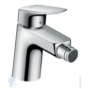 Смеситель Hansgrohe Logis 71204 для биде однозахватный, низкий фиксированный излив, донный клапан
