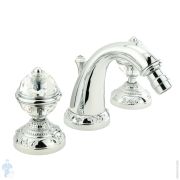 Смеситель для биде Migliore CRISTALIA на 3 отверстия, хром/ручки Swarovski 18584/ML.CRS-3725.CR