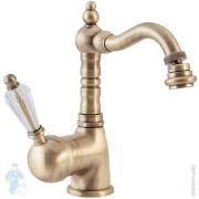 Смеситель CEZARES VINTAGE-BSM2-02-Sw для биде, донный клапан, бронза/ручка Swarovski